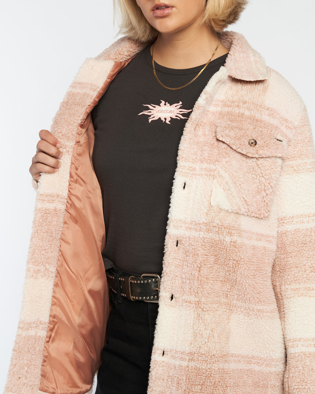 Womens Silent Sherpa Jacket