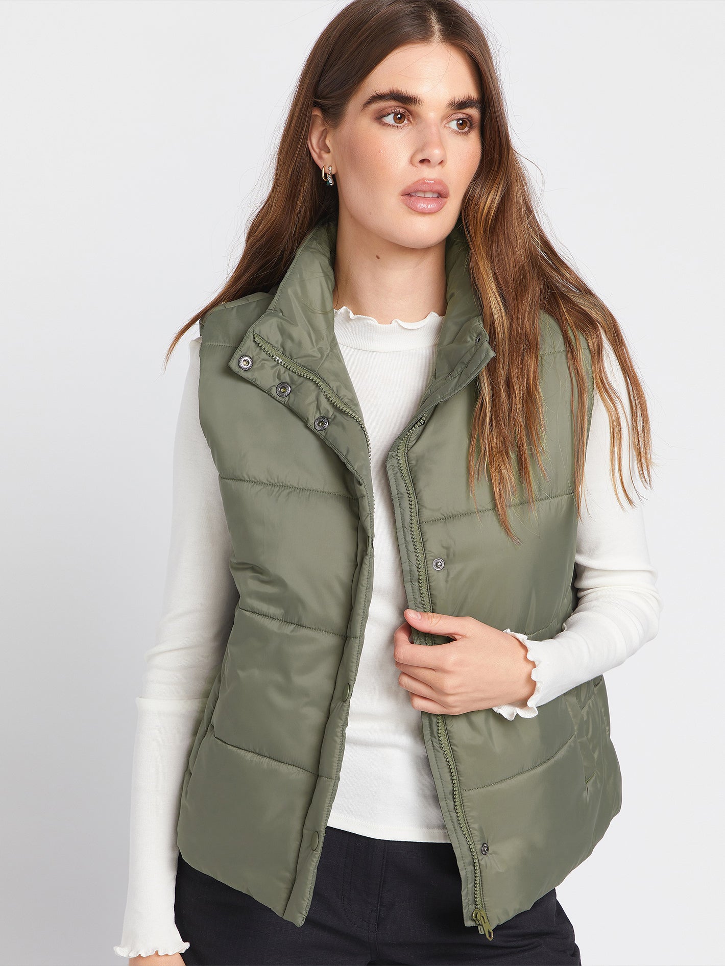 Womens Puff it Vest