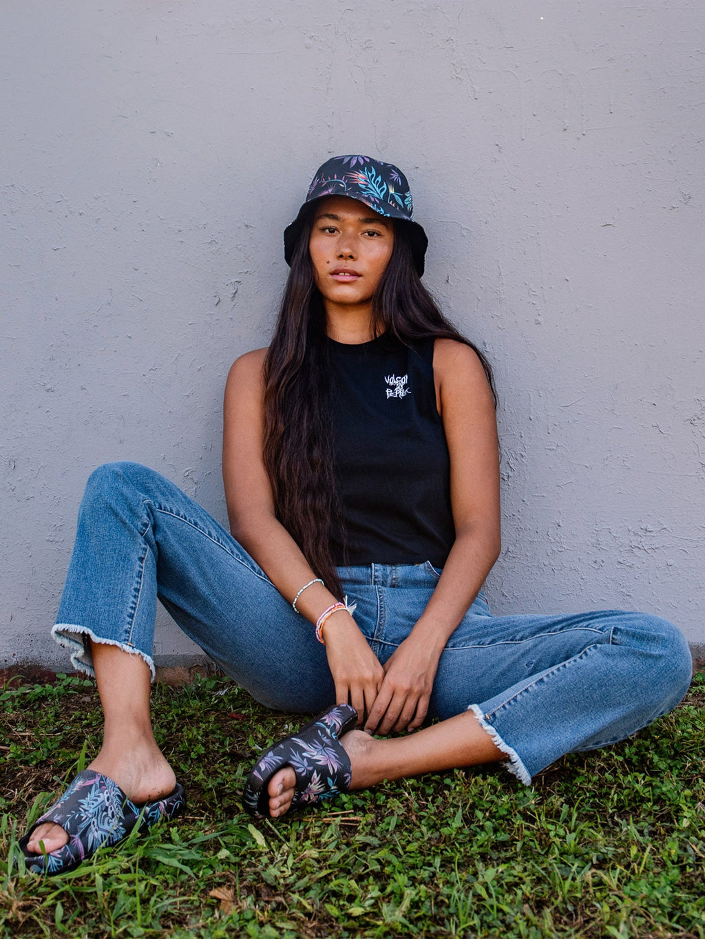 Womens Stone Step Hirise Denim Jeans