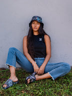 Womens Stone Step Hirise Denim Jeans