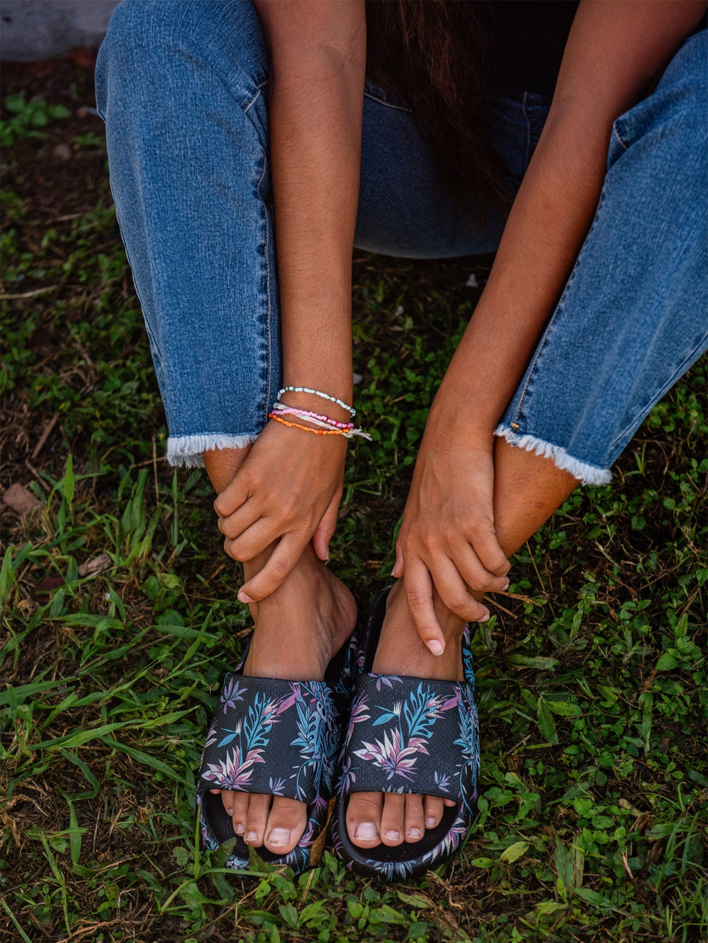 Womens Stone Step Hirise Denim Jeans