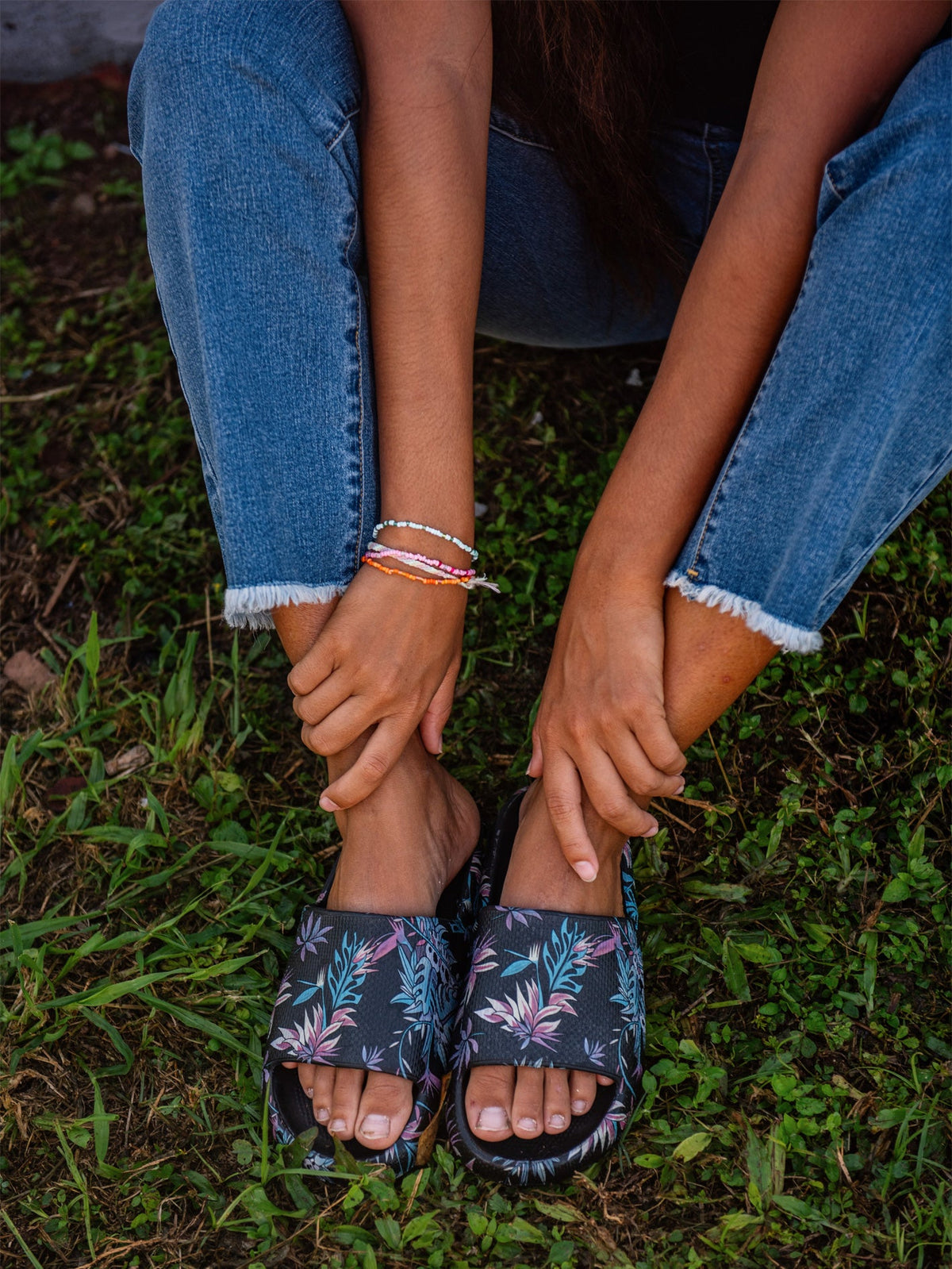 Womens Stone Step Hirise Denim Jeans