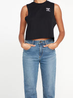 Womens Stone Step Hirise Denim Jeans