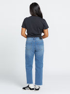 Womens Stone Step Hirise Denim Jeans