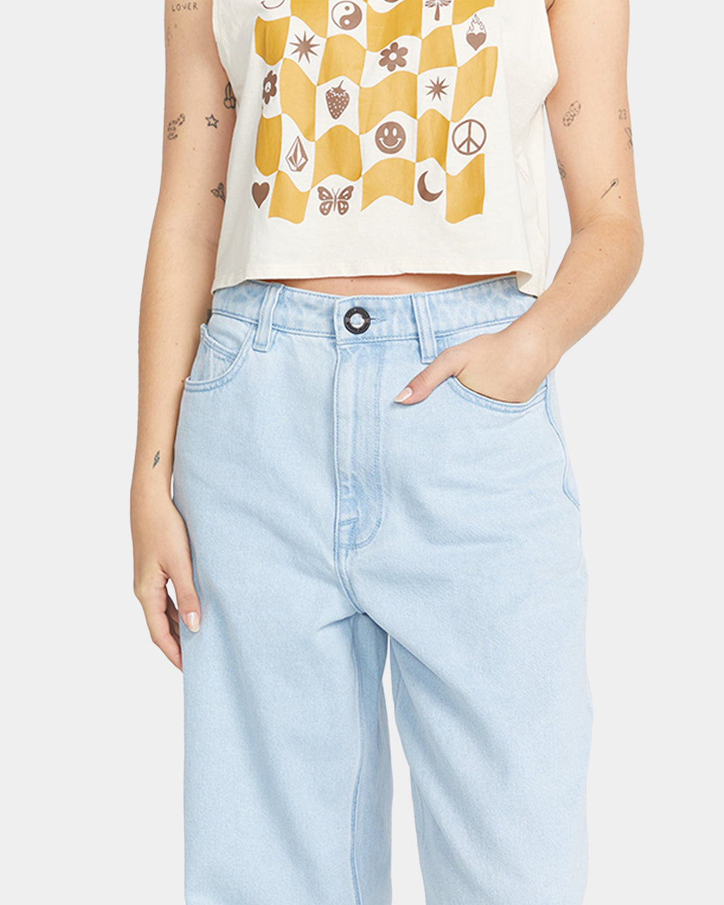 Womens Weellow Denim Pants