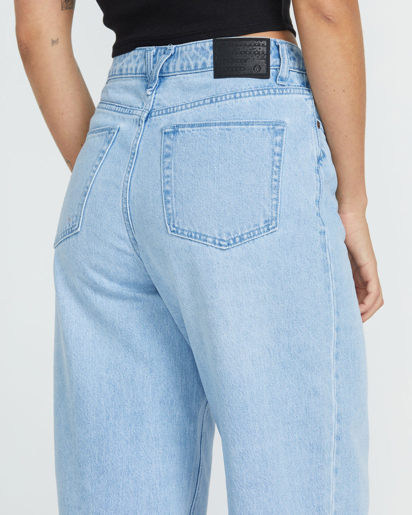 Womens Stoned Boyfriend Hirise Denim Jeans