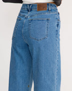 Womens Stoned Boyfriend High Rise Denim Jeans