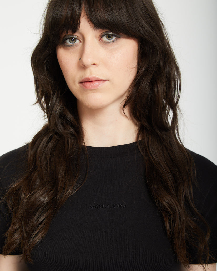 Womens Volcomstone Tight Crop Top