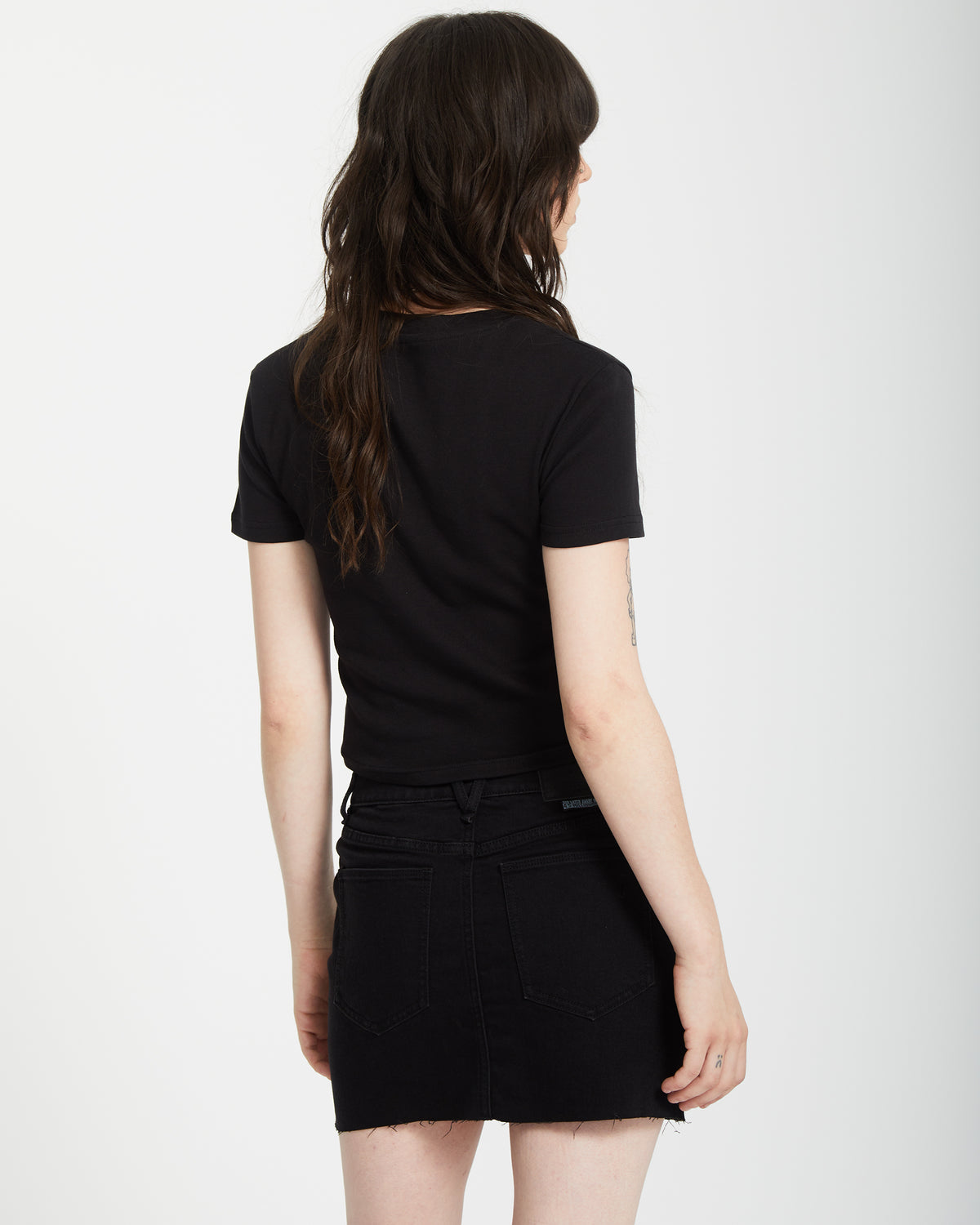 Womens Volcomstone Tight Crop Top
