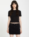 Womens Volcomstone Tight Crop Top