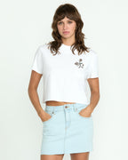 Womens Dial Crop Top