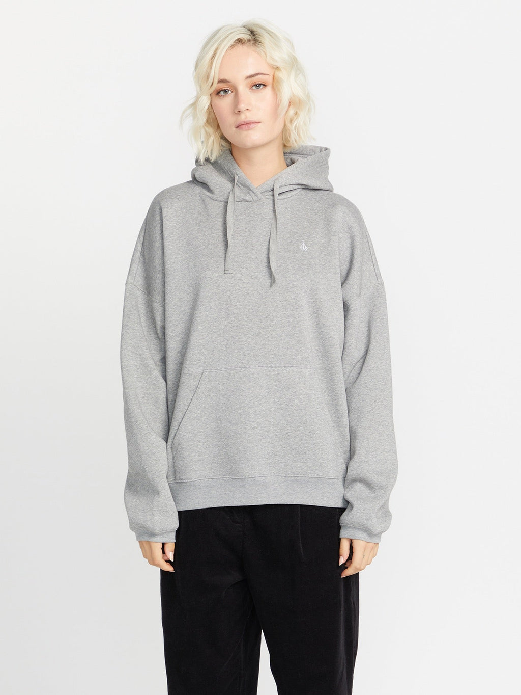 Womens Stone Heart Up Pullover Hoodie