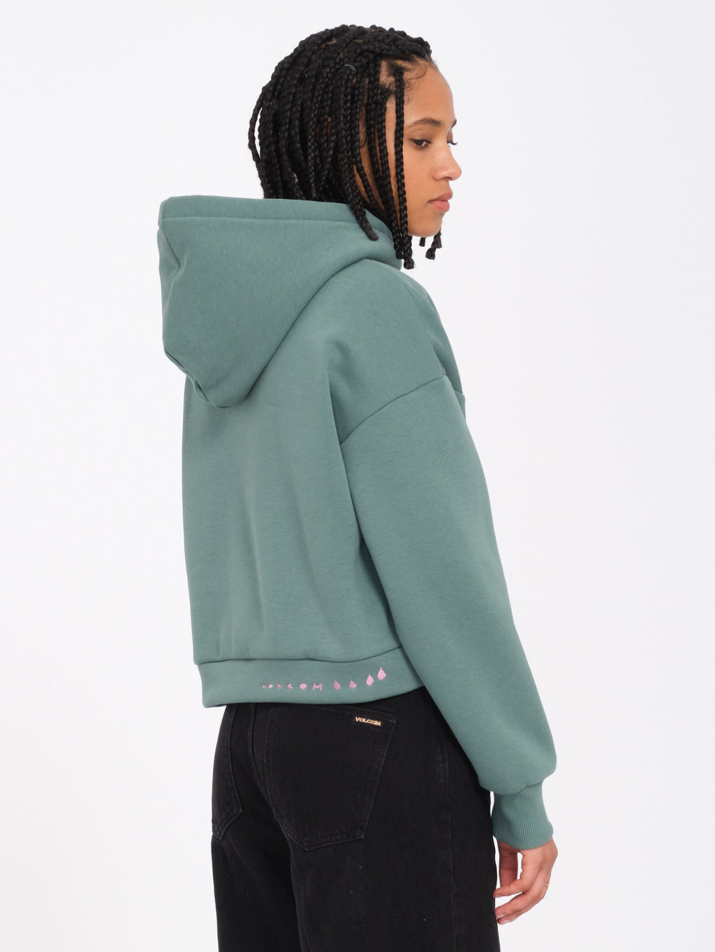 Womens Longo Pullover Hoodie