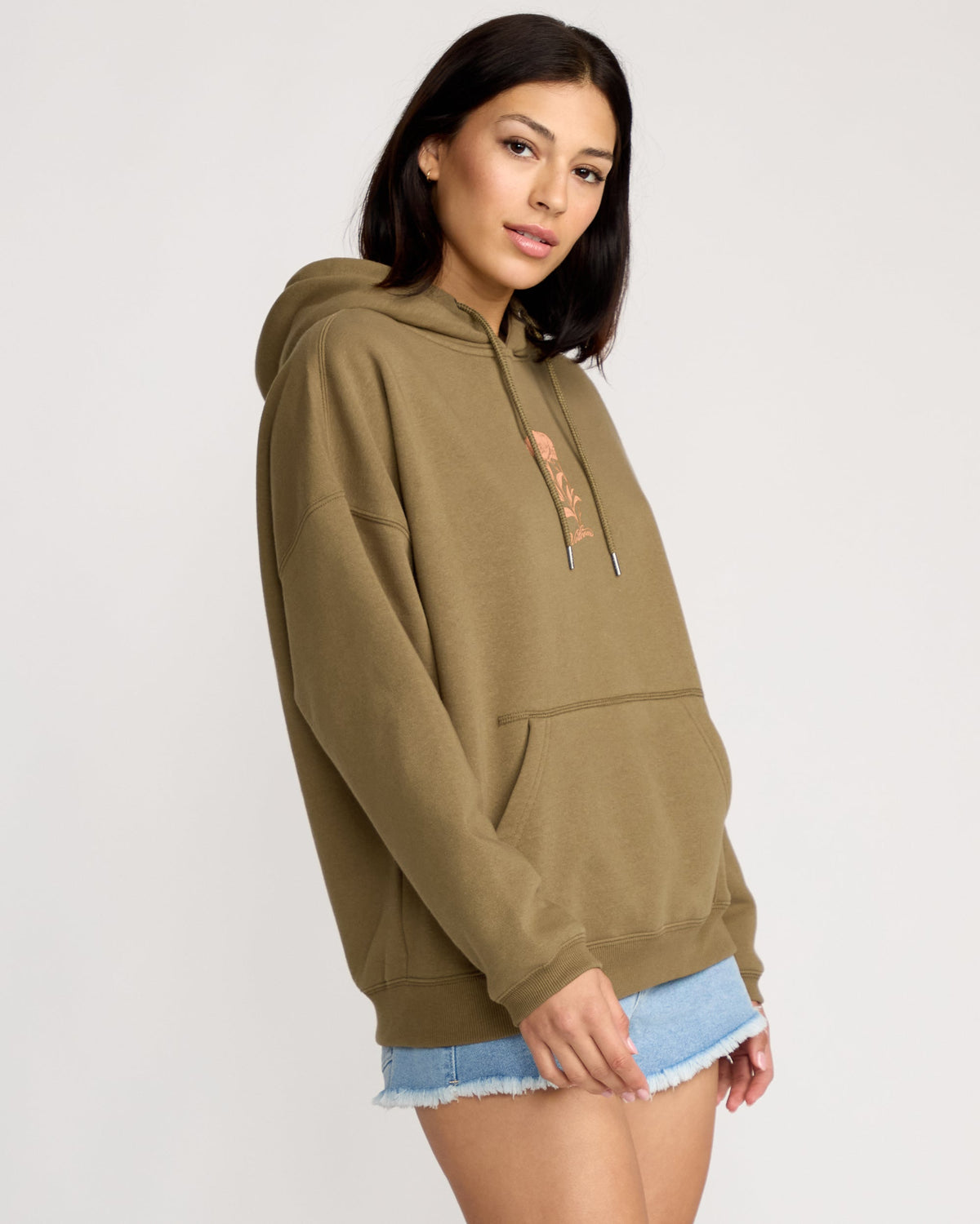 Womens Stone Art Up Pullover Hoodie