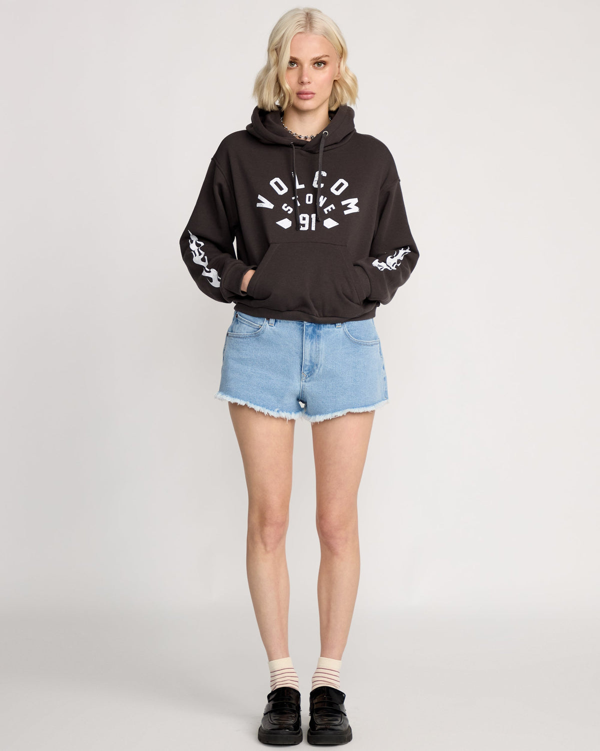 Womens 1991 Mini Pullover Hoodie