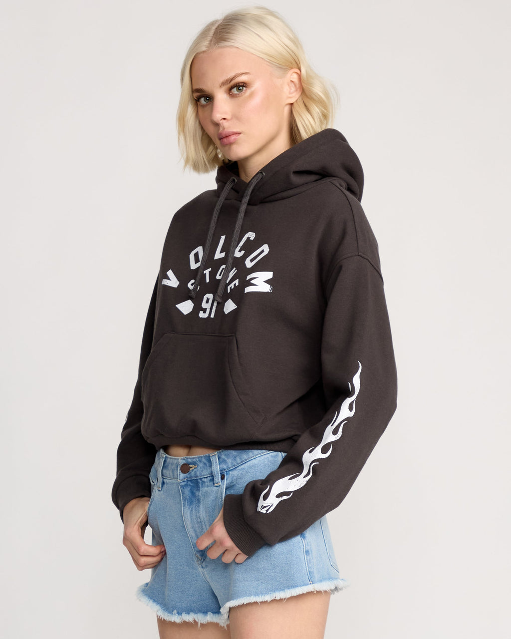 Womens 1991 Mini Pullover Hoodie