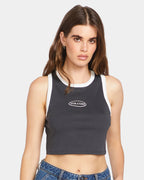 WOMENS FUN FEVER RIB TANK TOP