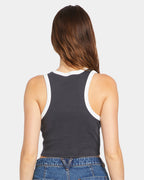 WOMENS FUN FEVER RIB TANK TOP