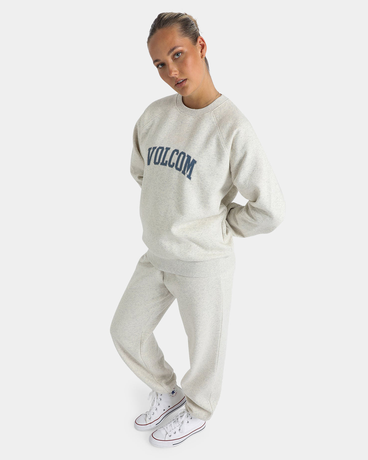 Womens Get More Crew Neck