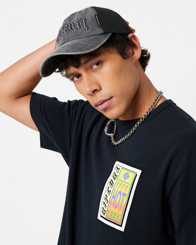 Mens A Brand x Rip Curl Metal Bazza Cap