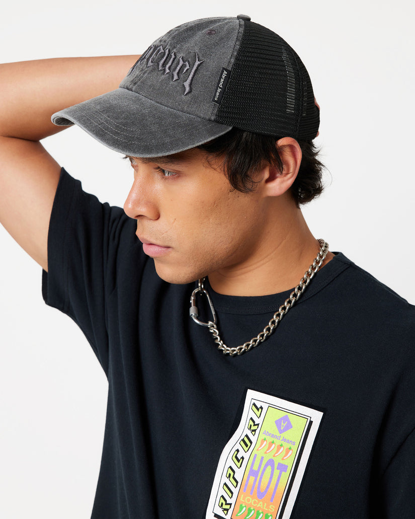 Mens A Brand x Rip Curl Metal Bazza Cap