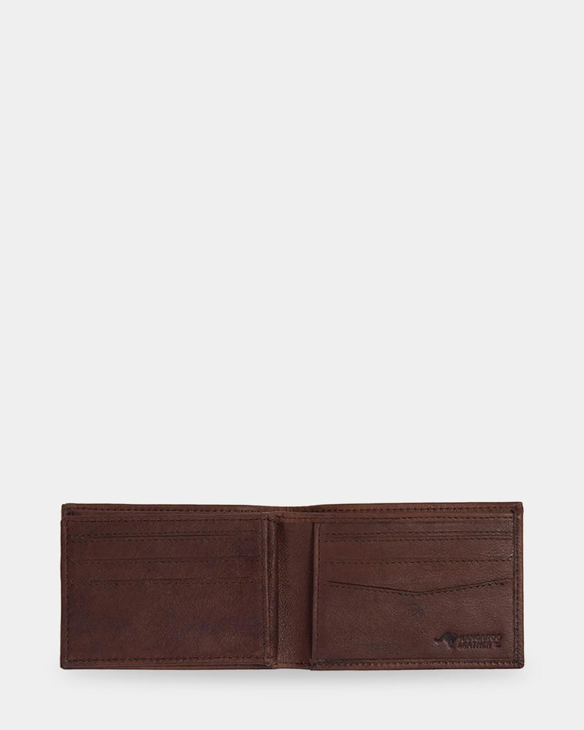 Mens K-Roo RFID Slim Leather Wallet