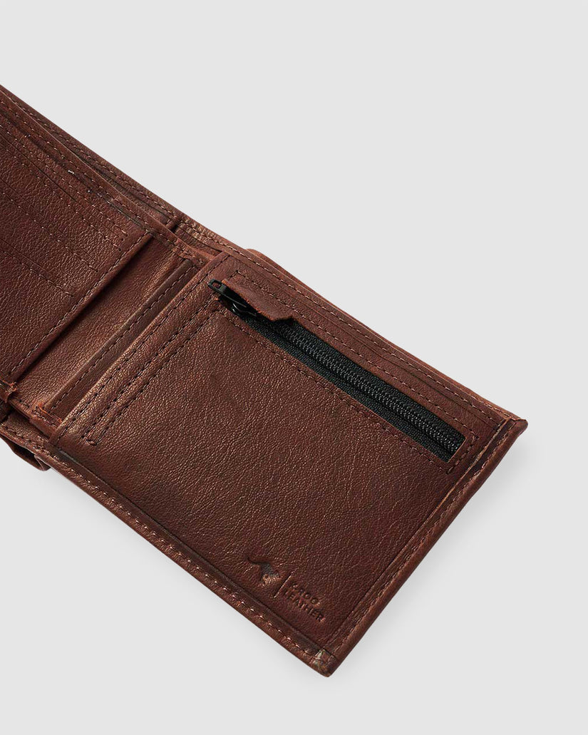 Mens K-Roo Rfid 2 In 1 Leather Wallet