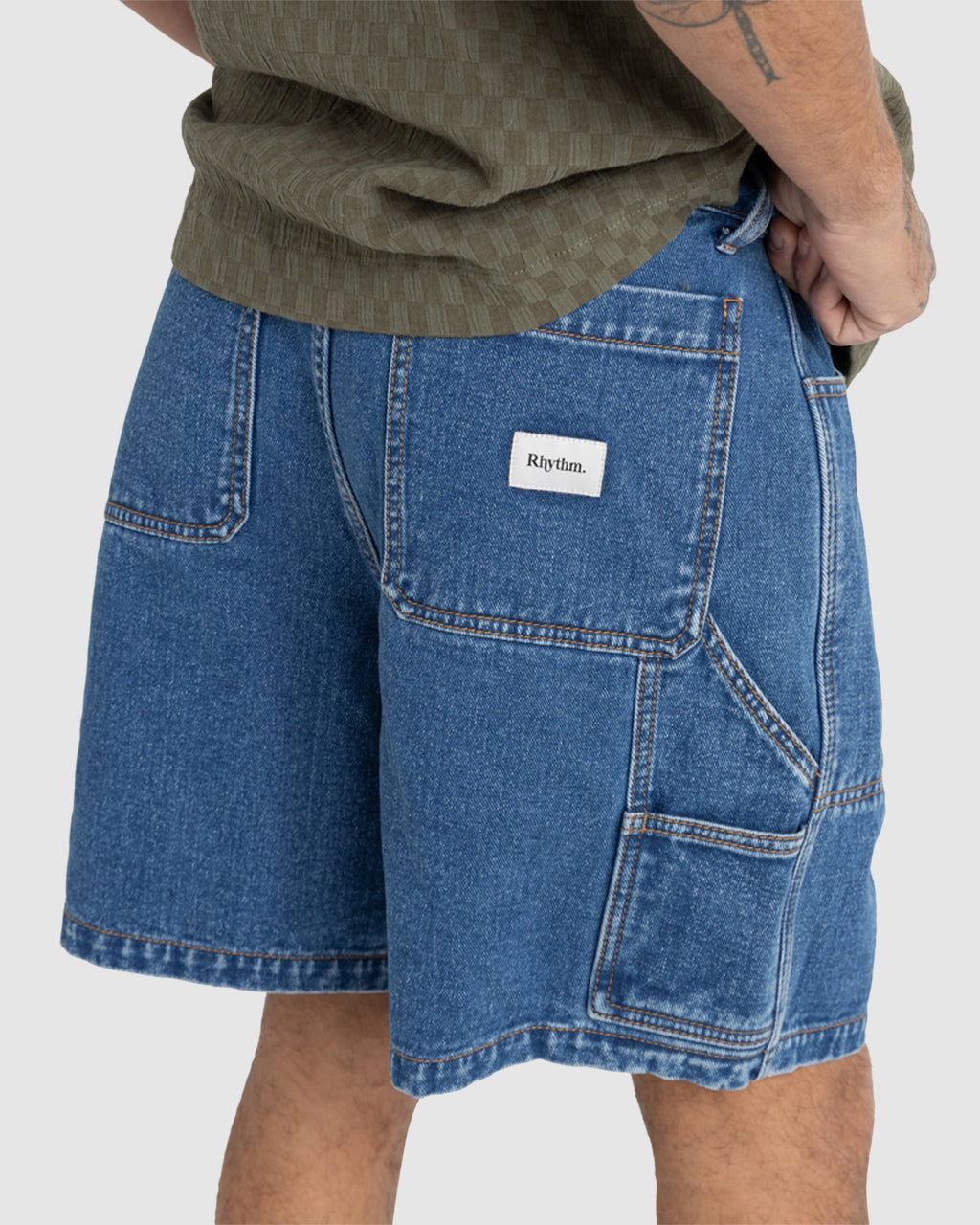 MENS SLACKER DENIM SHORTS