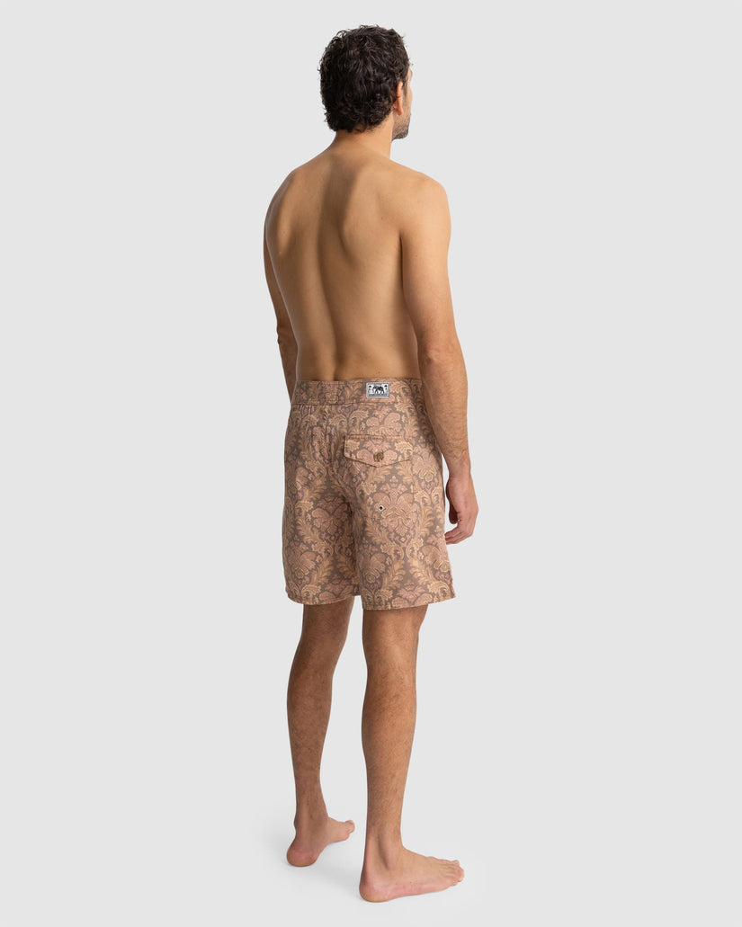 MENS PAISLEY BOARDSHORTS