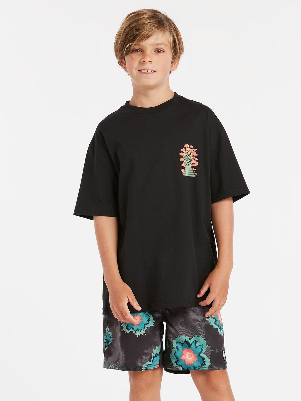 Boys 8-16 Medal Petal Swim Shorts