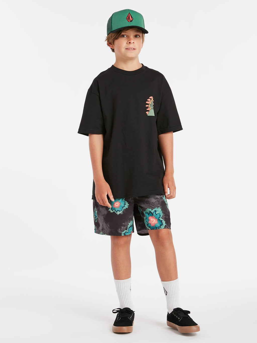 Boys 8-16 Medal Petal Swim Shorts
