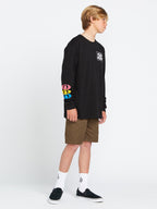 Boys 10-16 Stone Badge Long Sleeve T-Shirt