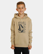 Boys 8-16 Stamped Fleece Pullover Hoodie