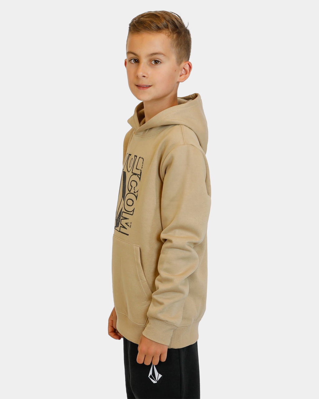 Boys 8-16 Stamped Fleece Pullover Hoodie