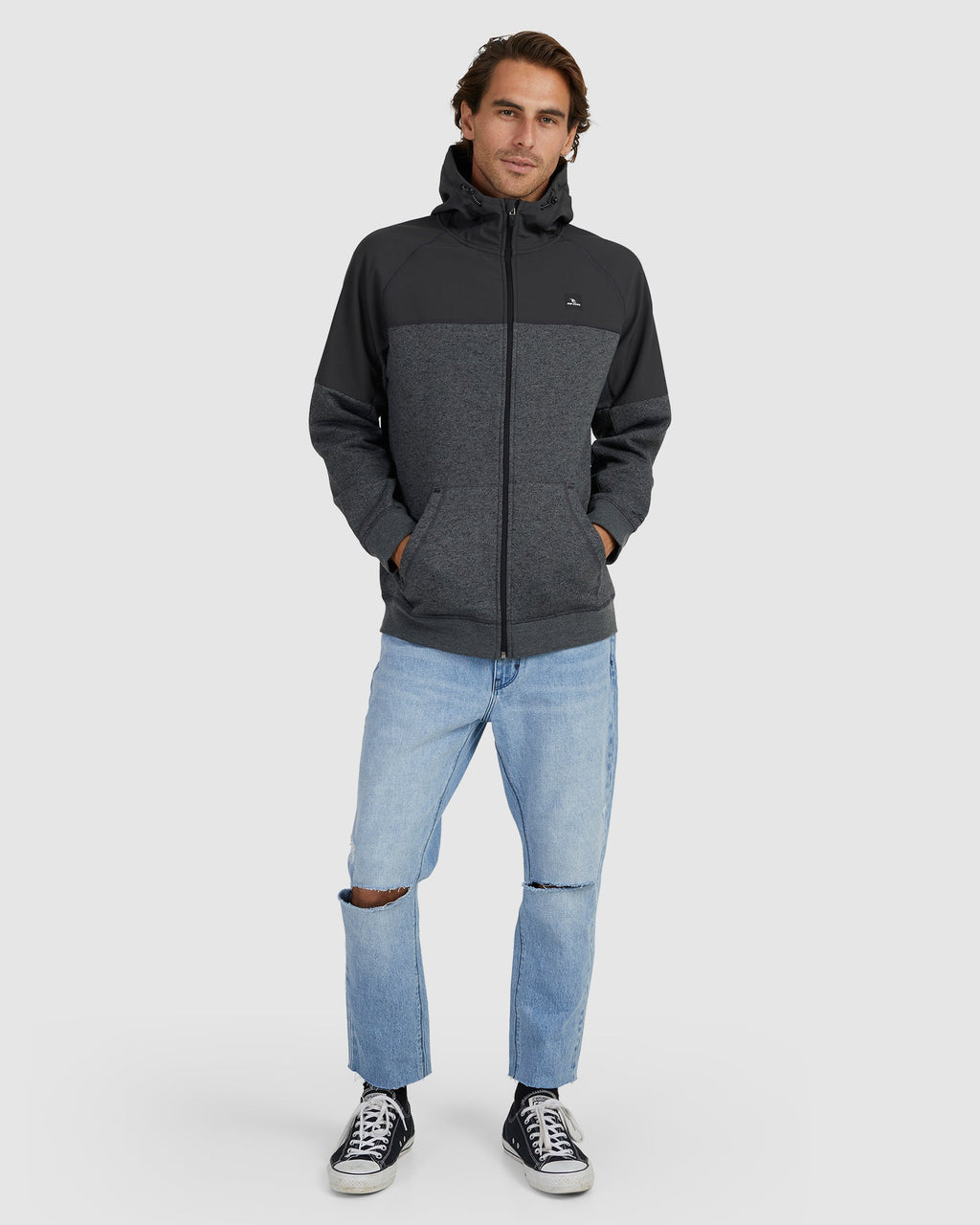 MENS VIRAL ANTI SERIES ZIP THRU HOODIE