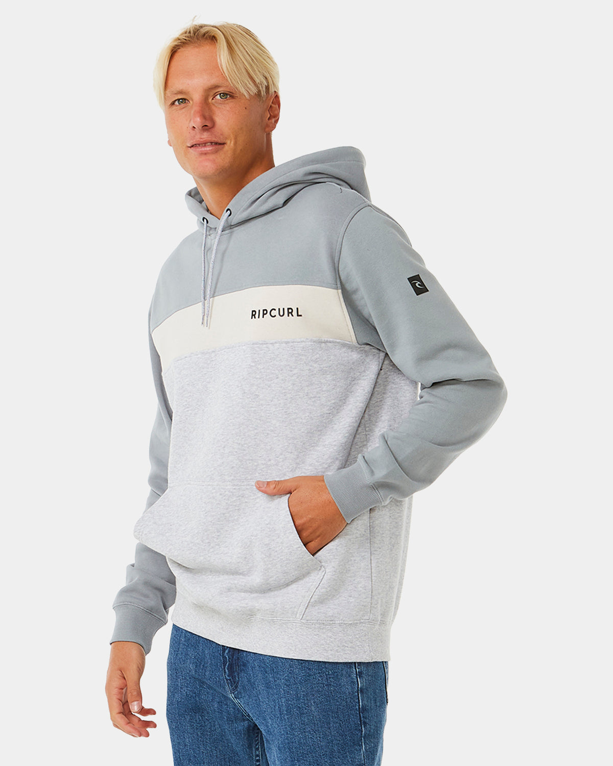 Mens Undertow Panel Pullover Hoodie