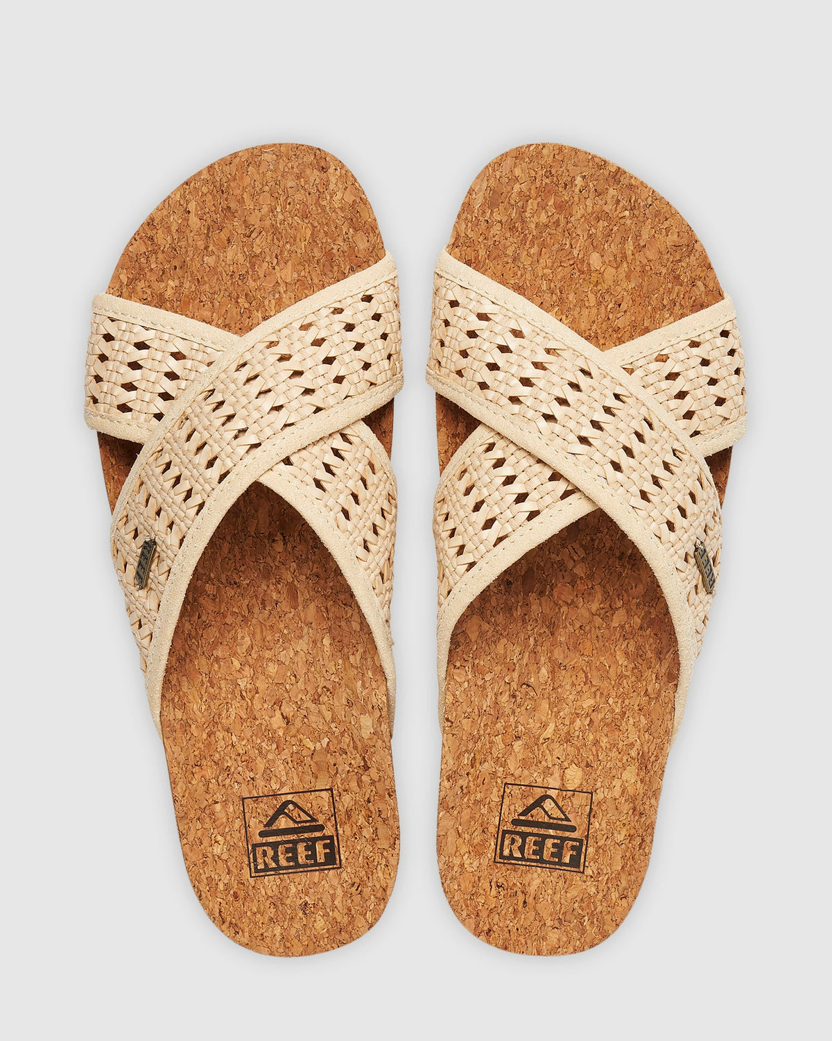 WOMENS CUSHION WOVEN BLOOM SANDALS