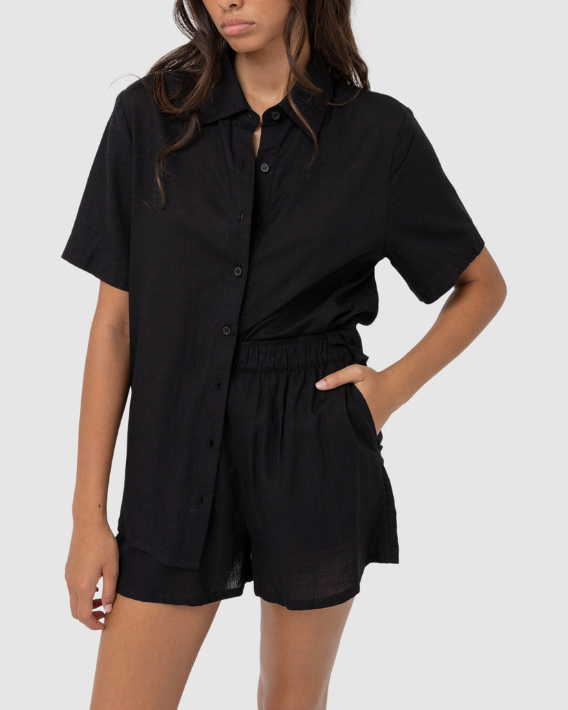 WOMENS CLASSIC LOUNGE SHORT SLEEVE SHIRT
