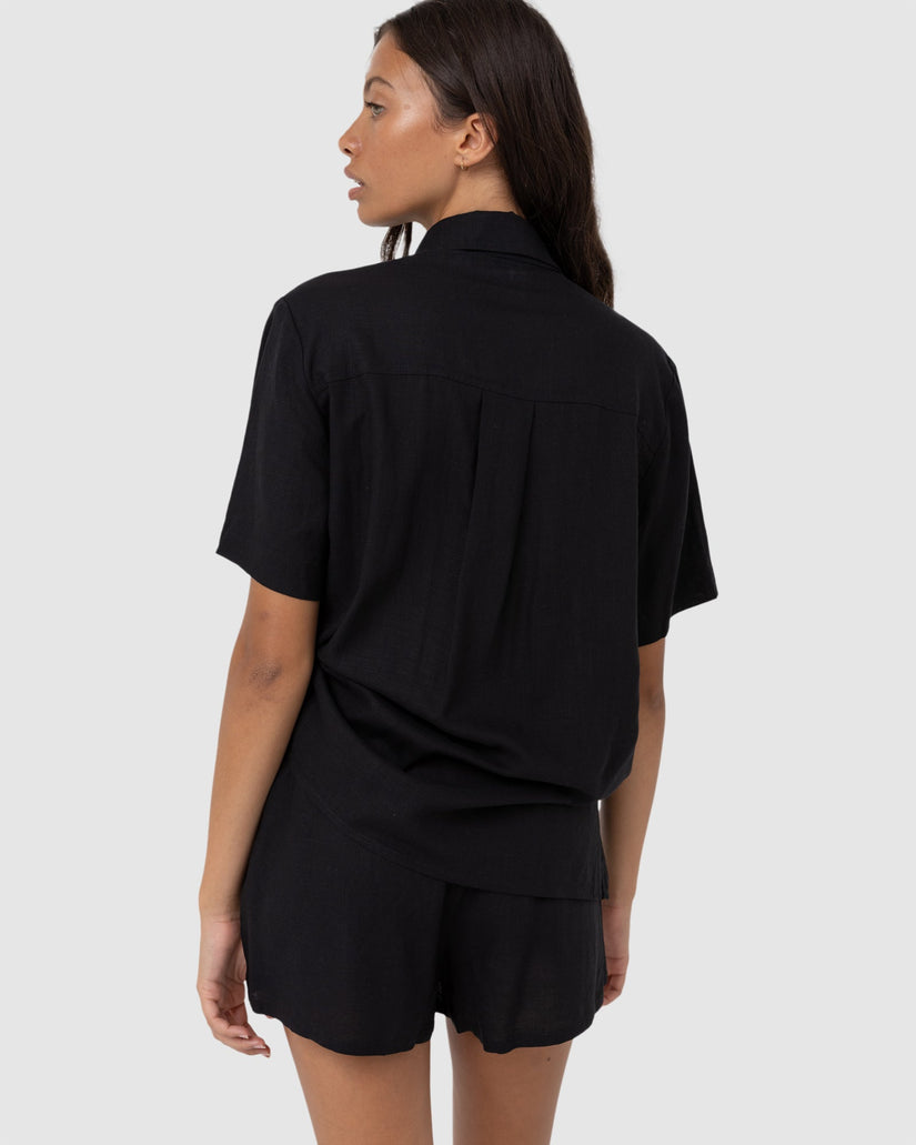 WOMENS CLASSIC LOUNGE SHORT SLEEVE SHIRT