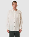 MENS HEMP MINIMAL THRILLS OVERSIZED LONG SLEEVE SHIRT