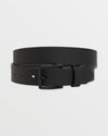 Mens Flat Bar PU Leather Belt
