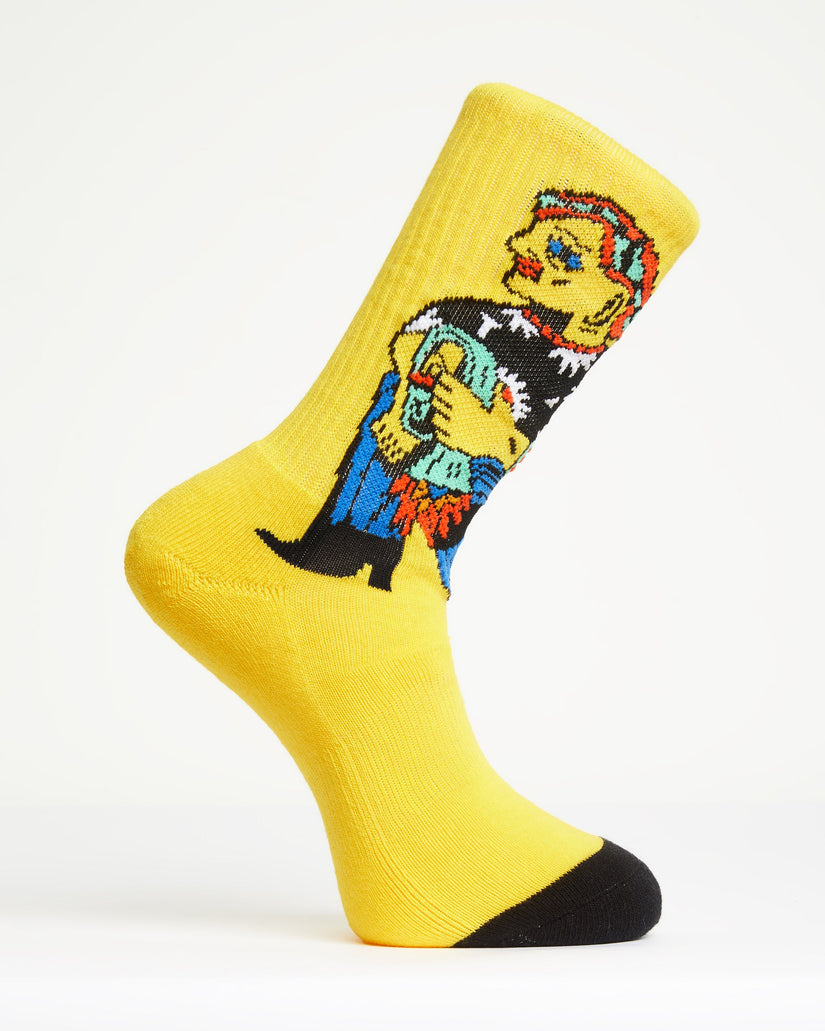 Mens FA Bob Mollema 4 Pack Crew Socks