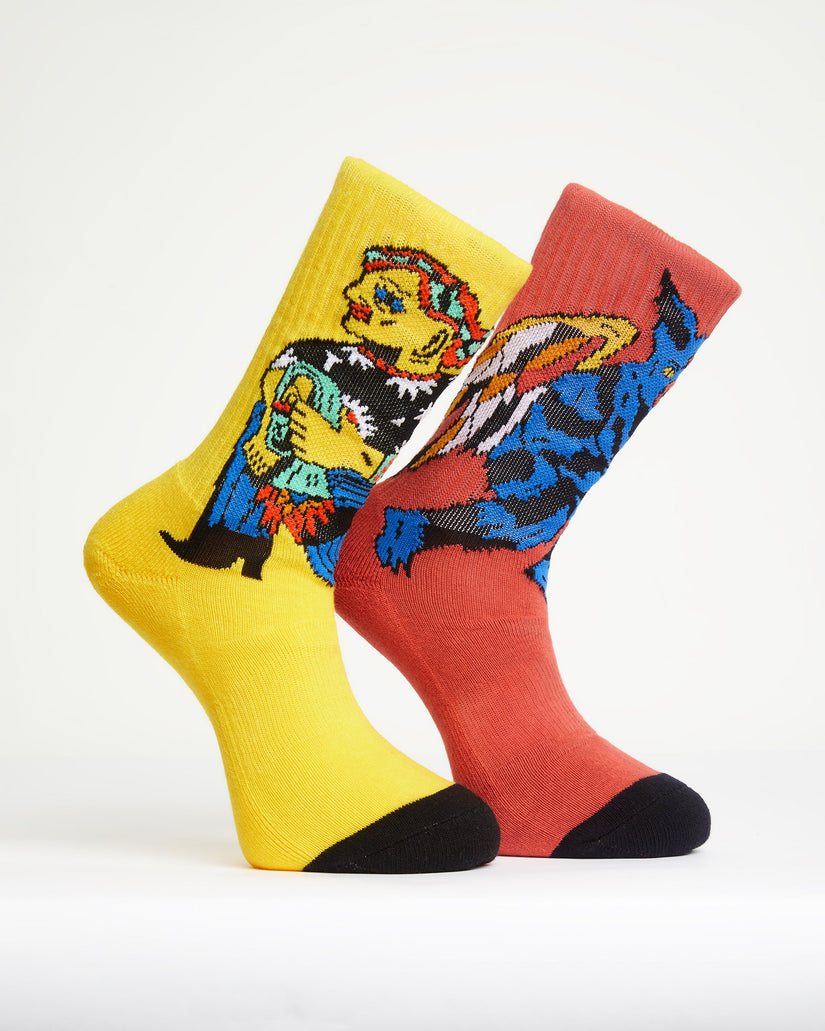 Mens FA Bob Mollema 4 Pack Crew Socks