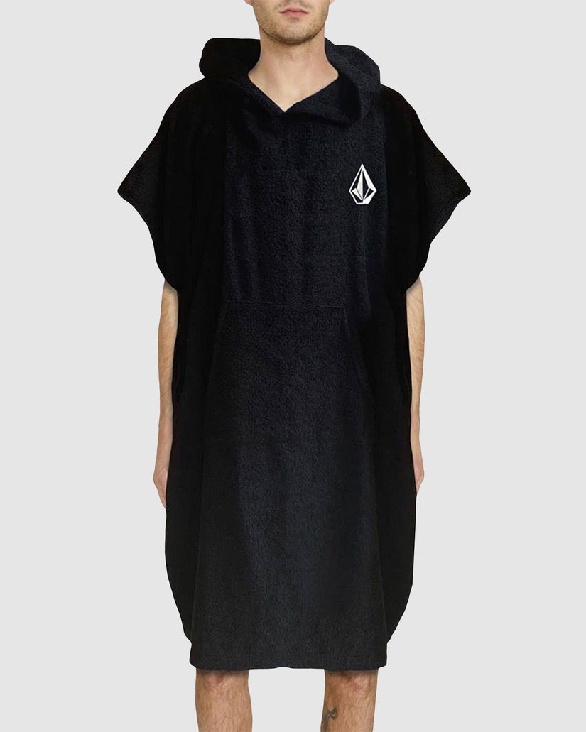 MENS STONE HOODED TOWEL