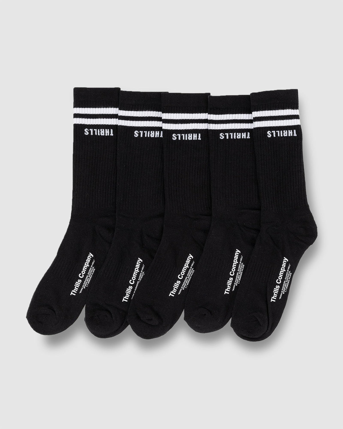 MENS MINIMAL THRILLS 5 PACK SOCKS