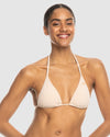 Womens Gingham Tiki Tri Bikini Top