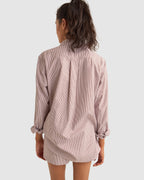 WOMENS ZEPHYR STRIPE BEACH SHIRT