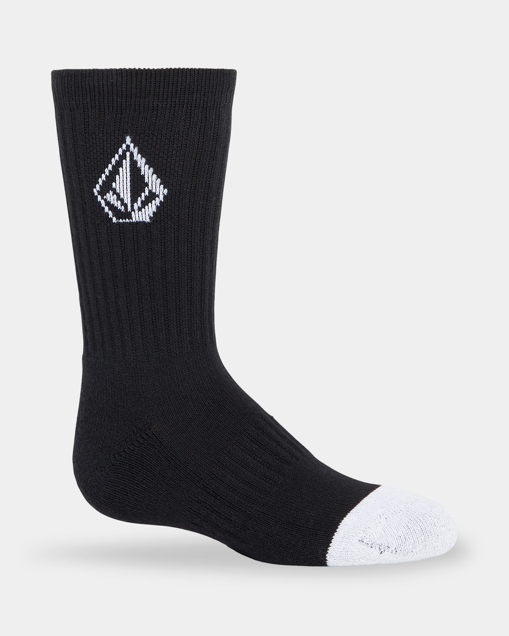 Boys 8-16 Full Stone 3 Pack Crew Socks