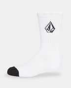Boys 8-16 Full Stone 3 Pack Crew Socks