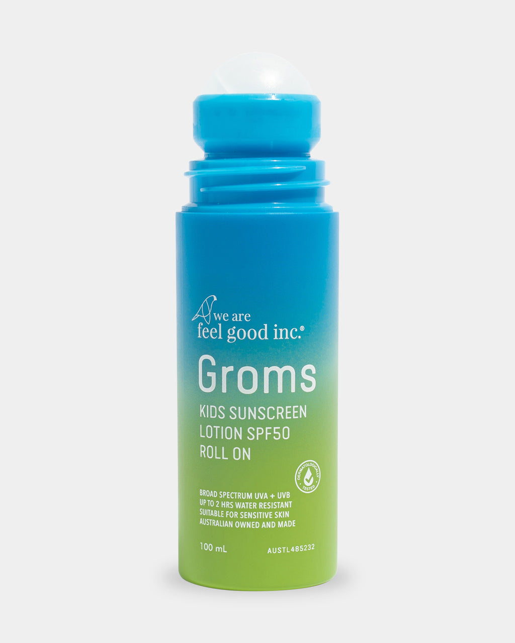 Groms Kids Lotion SPF50 Roll On Sunscreen
